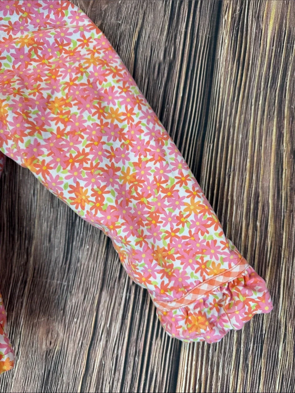 Gymboree Freshly Picked Floral Jacket Ruffled Hem Cuffs Bows